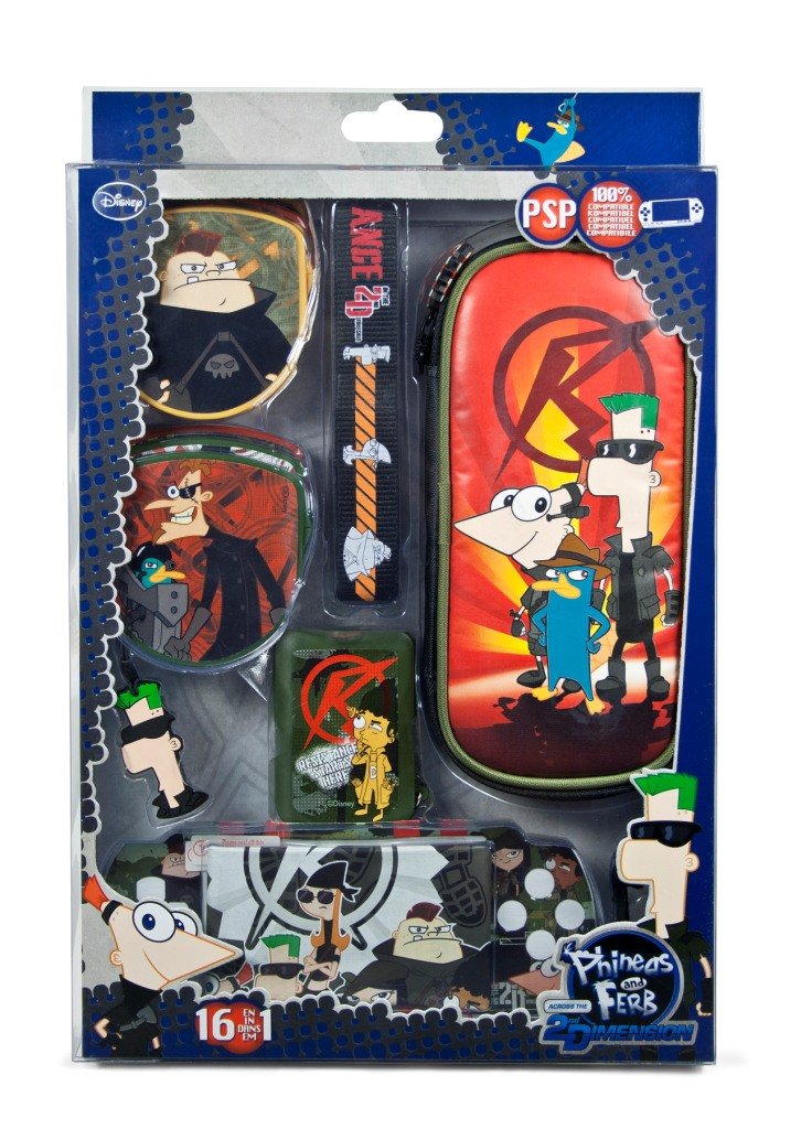Fundas Y Almacenamiento Indeca Pack Accesorios Phineas & Ferb ( PSP - ) Fundas Y Almacenamiento Indeca Pack Accesorios Phineas & Ferb ( PSP - )